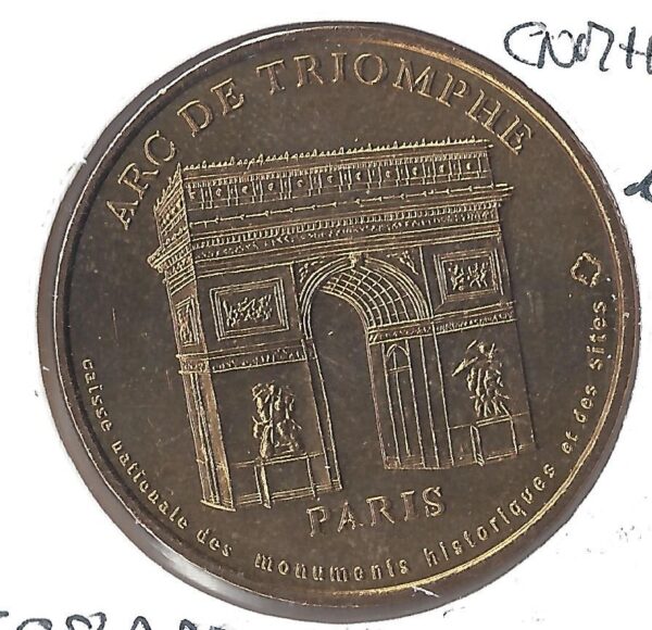 75 PARIS ARC DE TRIOMPHE N° 1 CNMHS 2003 SUP