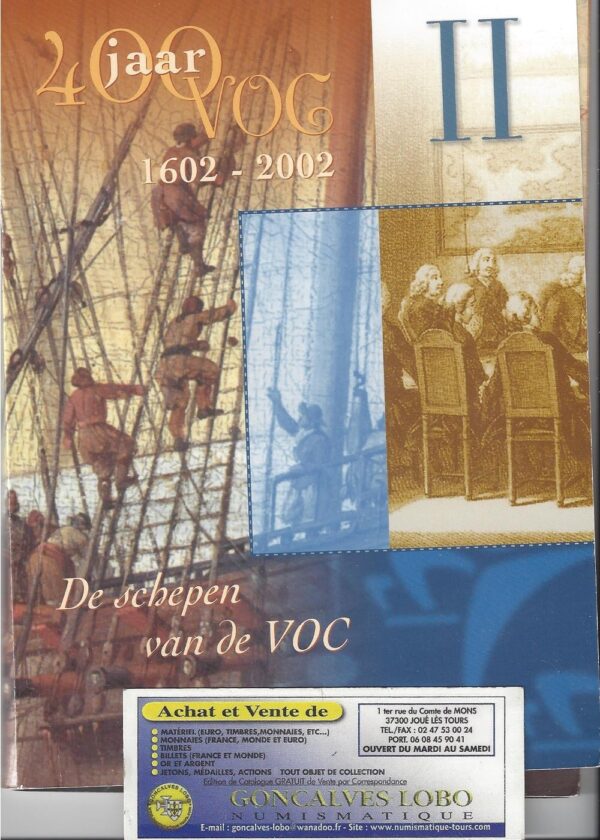 HOLLANDE (PAYS-BAS) 2002 SERIE 8 MONNAIES VOC II
