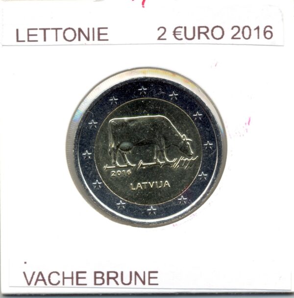 LETTONIE 2016 2 EURO COMMEMORATIVE LAITIERE SUP