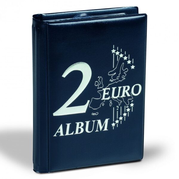 MINI ALBUM BLEU 6 pages pour 48 monnaies de 2 euro 350454