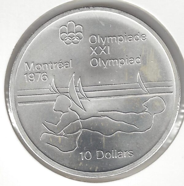 CANADA 10 DOLLARS 1975 OLYMPIC GAMES SUP/NC W 104