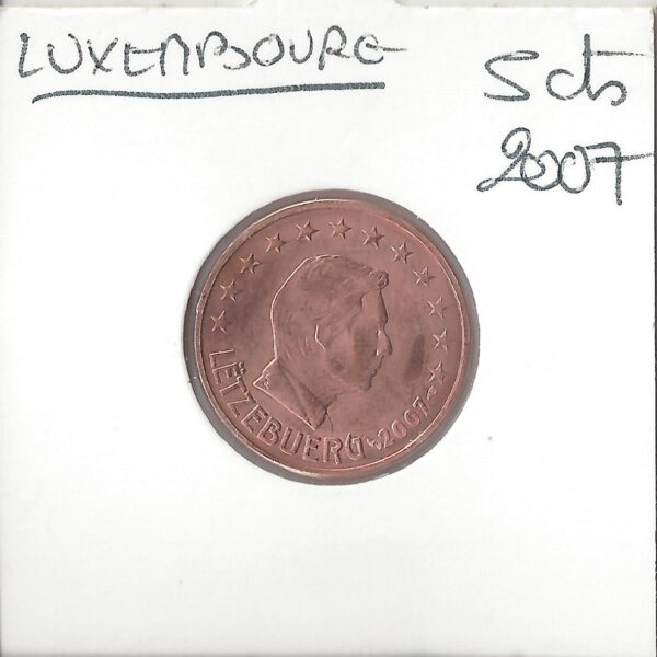 Luxembourg 2007 5 CENTIMES SUP