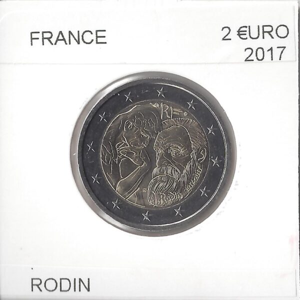 FRANCE 2017 2 EURO Commemorative RODIN Etat SUP