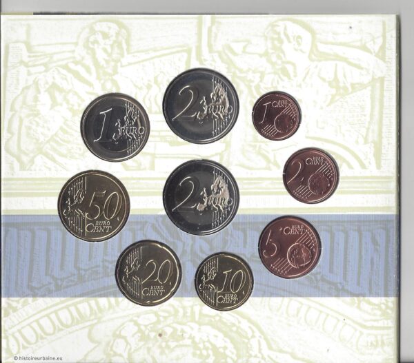LUXEMBOURG 2017 Coffret BU 1 Cent à 2 Euro et 2 Euro Commemorative