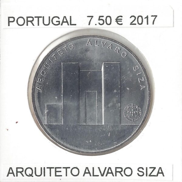 PORTUGAL 2017 7.50 EURO ARQUITETO ALVARO SIZA SUP