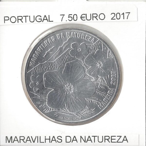 PORTUGAL 2017 7.50 EURO MARAVILHAS DA NATUREZA SUP