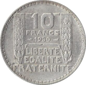 FRANCE 10 FRANCS TURIN 1930 SUP