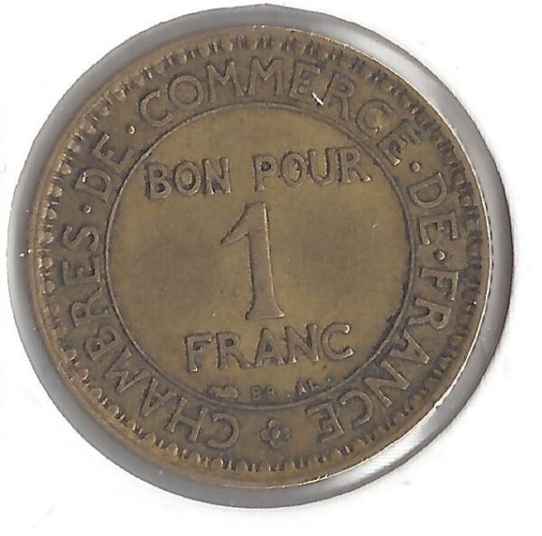 1 FRANC DOMARD 1920 TTB