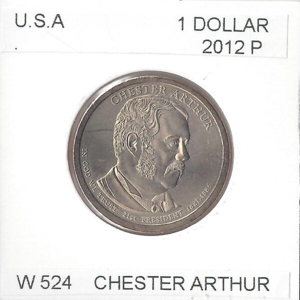 AMERIQUE (U.S.A) 1 DOLLAR 2012 P CHESTER ARTHUR SUP
