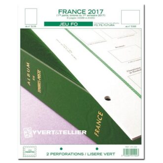 Yvert et Tellier FRANCE FO 2017 1er SEMESTRE (jeux sans pochettes)