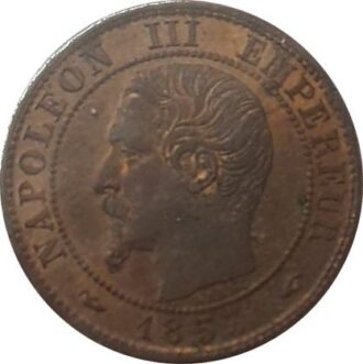 FRANCE 1 CENTIME NAPOLEON III 1853 A SUP