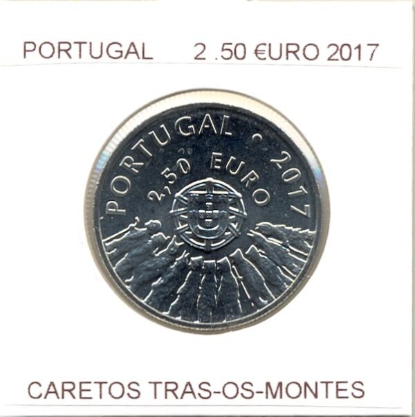 PORTUGAL 2017 2.50 EURO CARETOS TRAS OS MONTE SUP