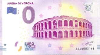 ITALIE ARENA DI VERONA BILLET SOUVENIR 0 EURO TOURISTIQUE 2017-5 NEUF