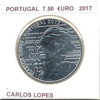 PORTUGAL 2017 7.50 EURO CARLOS LOPES SUP