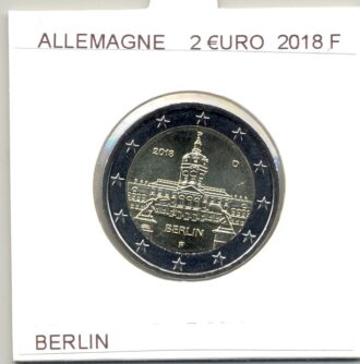 ALLEMAGNE 2018 F 2 EURO COMMEMORATIVE BERLIN SUP
