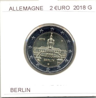 ALLEMAGNE 2018 G 2 EURO COMMEMORATIVE BERLIN SUP
