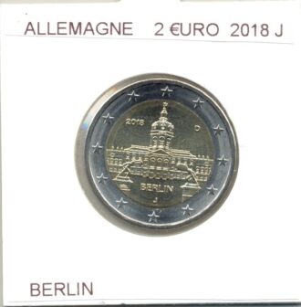 ALLEMAGNE 2018 J 2 EURO COMMEMORATIVE BERLIN SUP
