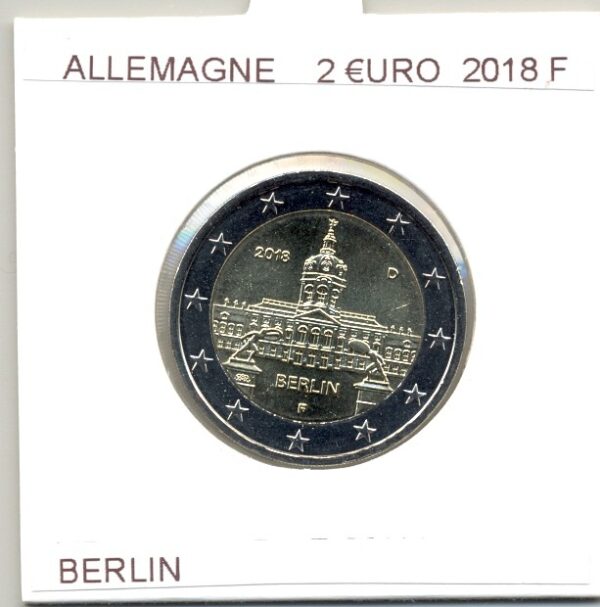 ALLEMAGNE 2018 5 Ateliers A D F G J 2 EURO COMMEMORATIVE BERLIN SUP