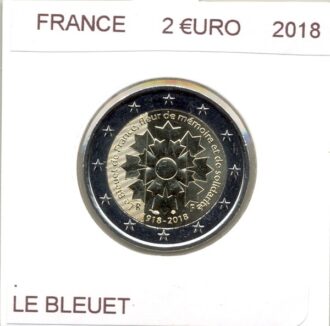 FRANCE 2018 2 EURO Commemorative LE BLEUET SUP