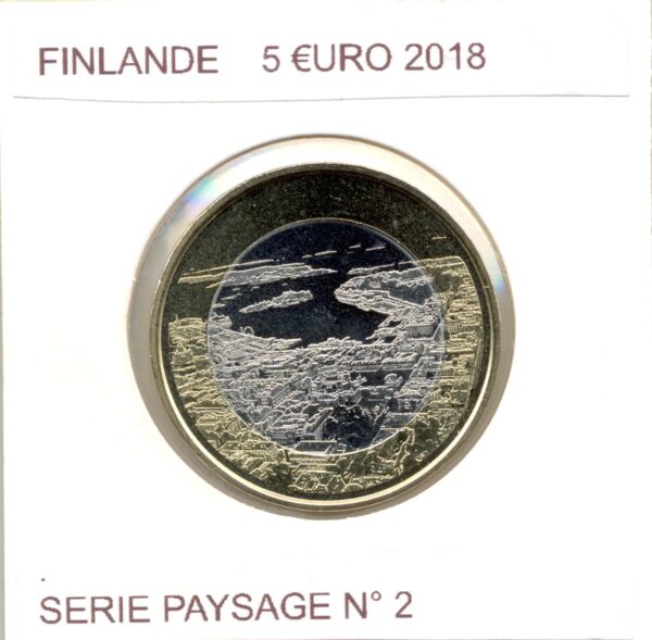 FINLANDE 2018 5 EURO PAYSAGE Numero 2 SUP
