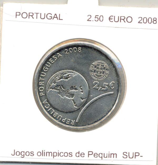 PORTUGAL 2008 2.50 EURO JOGOS OLIMPICOS DE PEQUIM SUP