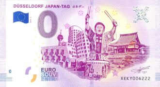 ALLEMAGNE 2018-3 DUSSERLDOLF JAPAN-TAG BILLET SOUVENIR 0 EURO TOURISTIQUE NEUF