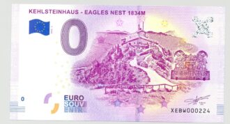 ALLEMAGNE 2018-1 KEHLSTEINHAUS EAGLES NEST SOUVENIR 0 EURO TOURISTIQUE NEUF