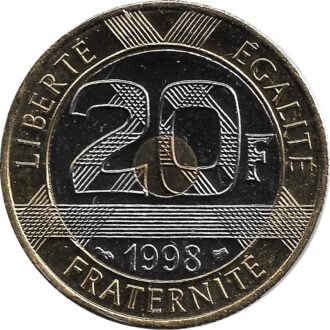 FRANCE 20 FRANCS MONT ST MICHEL 1998 BU