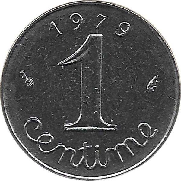 FRANCE 1 CENTIME INOX 1979 FDC