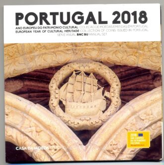 PORTUGAL 2018 SERIE 8 MONNAIES B.U
