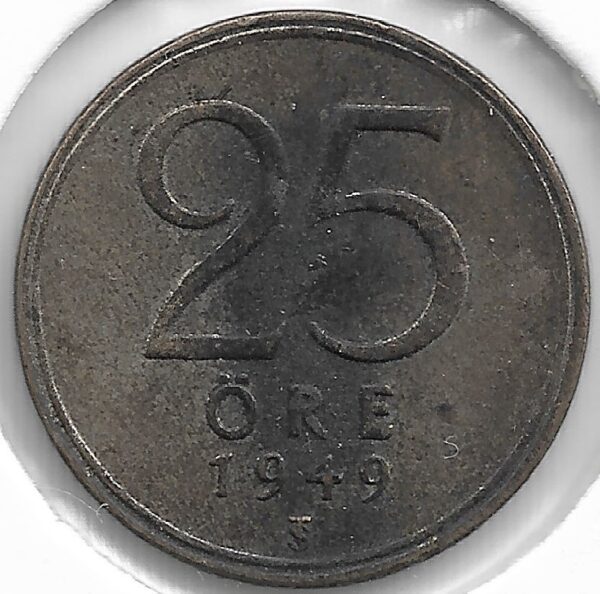 SUEDE 25 ORE 1949 TS TTB