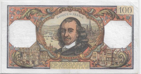 FRANCE 100 FRANCS CORNEILLE 5-11-1970 Y.514 TTB