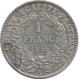 FRANCE 1 FRANC CERES 1895 A TTB+
