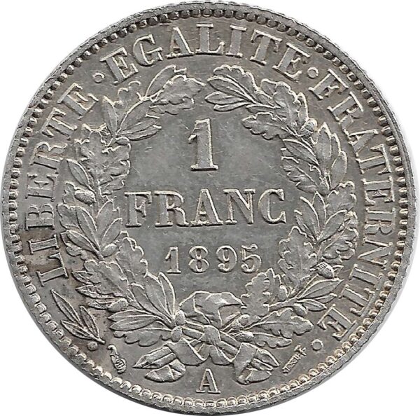 FRANCE 1 FRANC CERES 1895 A TTB+