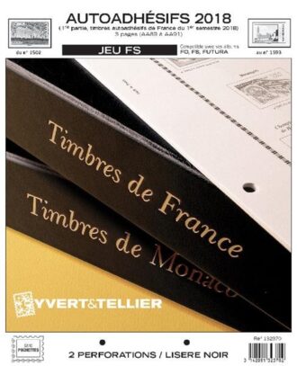 Yvert et Tellier FRANCE AUTOADHESIFS FS 2017 1ER SEMESTRE (jeux sans pochettes)
