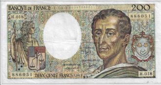 FRANCE 200 Francs MONTESQUIEU 1983 H.018 TTB