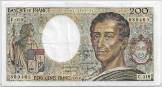 FRANCE 200 Francs MONTESQUIEU 1983 U.019 TTB
