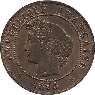 FRANCE 1 CENTIME CERES 1896 A SUP