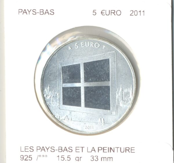 HOLLANDE (PAYS-BAS) 2011 5 EURO LES PAYS-BAS ET LA PEINTURE SUP