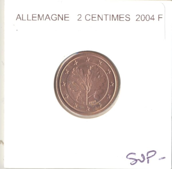 Allemagne 2004 F 2 CENTIMES SUP-