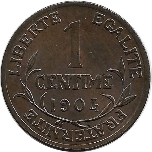 FRANCE 1 CENTIME DUPUIS 1904 SUP