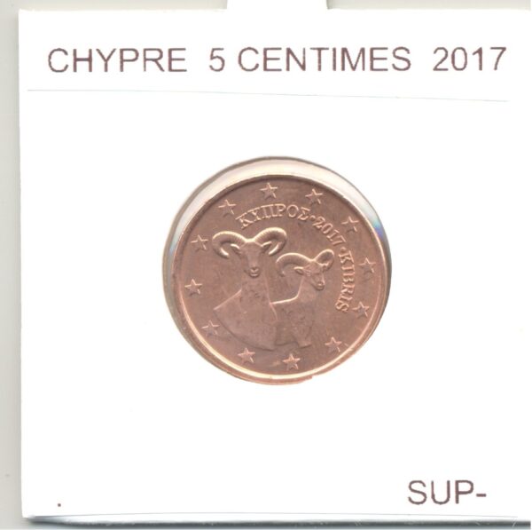 CHYPRE 2017 5 CENTIMES SUP-