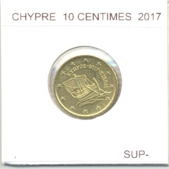CHYPRE 2017 10 CENTIMES SUP-