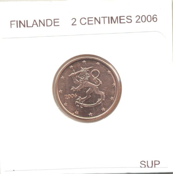 FINLANDE 2006 2 CENTIMES SUP