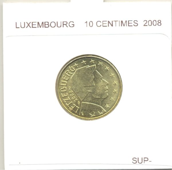 Luxembourg 2008 10 CENTIMES SUP-