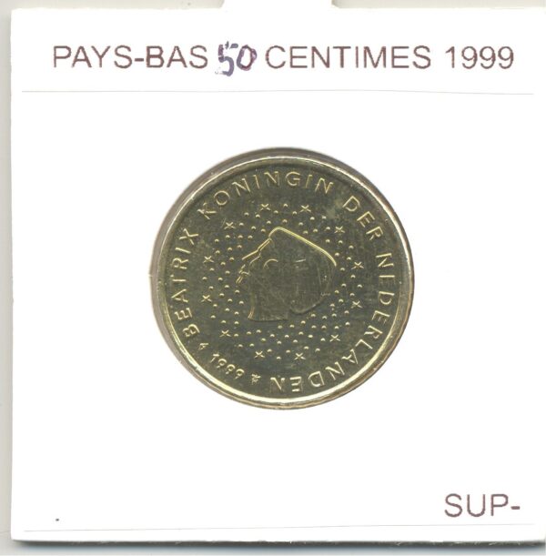HOLLANDE (PAYS-BAS) 1999 50 CENTIMES SUP-