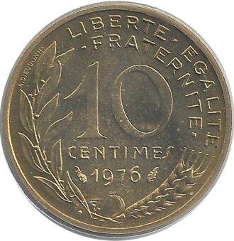 FRANCE 10 CENTIMES LAGRIFFOUL 1976 FDC