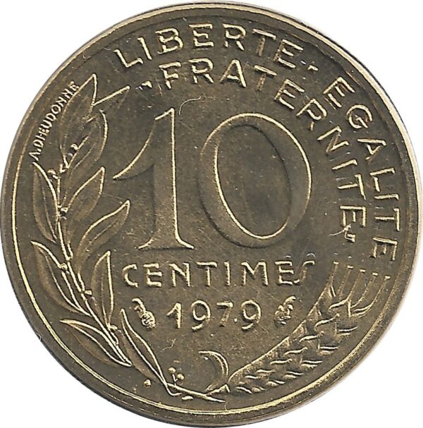 FRANCE 10 CENTIMES LAGRIFFOUL 1979 FDC