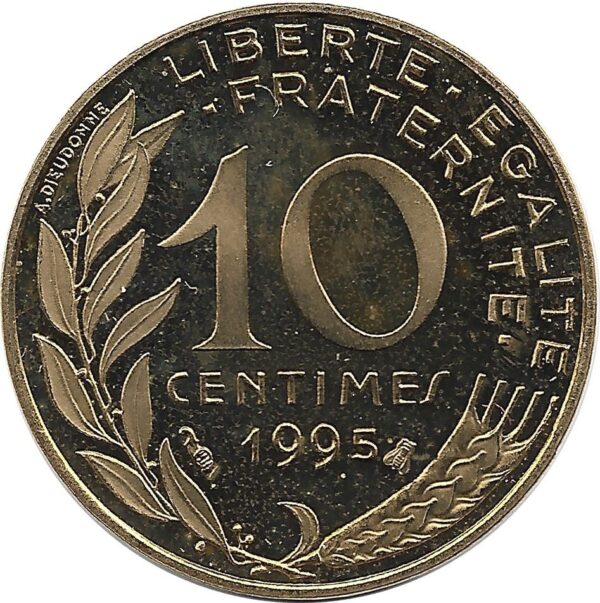 FRANCE 10 CENTIMES LAGRIFFOUL 1995 BE