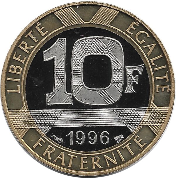 FRANCE 10 FRANCS GENIE 1996 BELLE EPREUVE BE